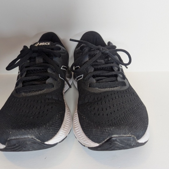 Asics Gel-Excite 8 SNEAKERS SZ 8 Black White Women Running Shoes - Picture 5 of 8